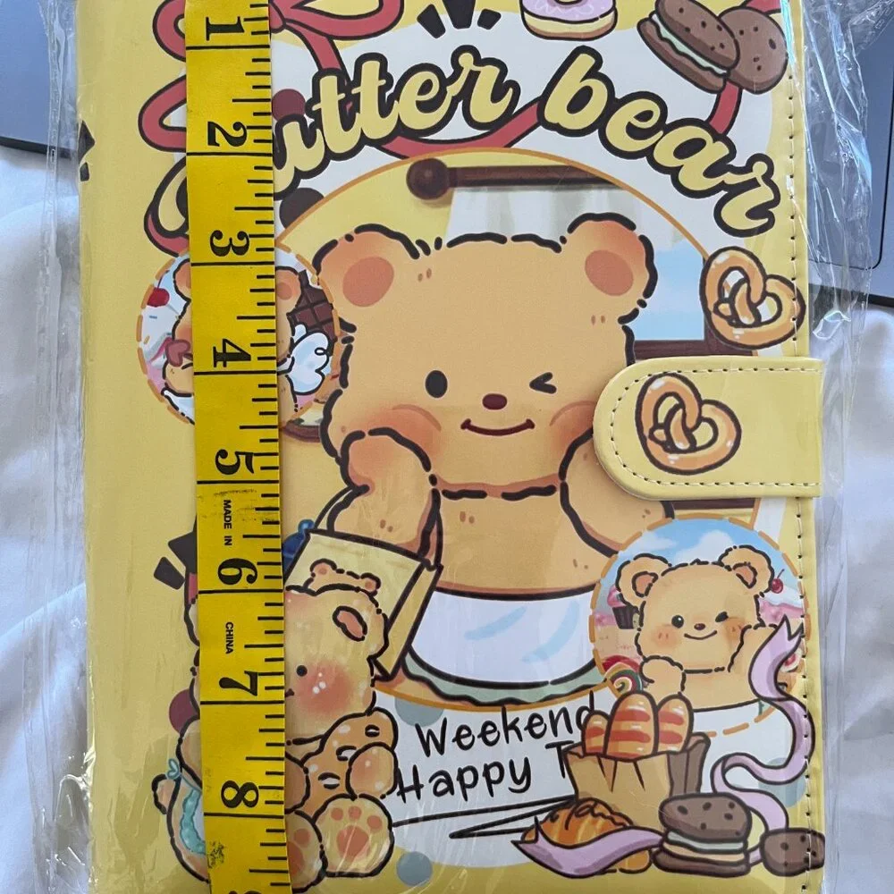 Adorable Butter Bear A5 Binder